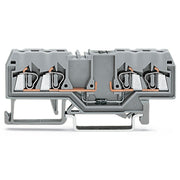 WAGO - Bauelement-Reihenklemme Diodenklemme 280-815/281-411 4-Leiter − 100 Stück