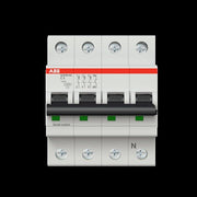 ABB Stotz S&J - Leitungsschutzschalter Sicherungsautomat S203M-C4NA 10kA 4A C 3p+N (4p)