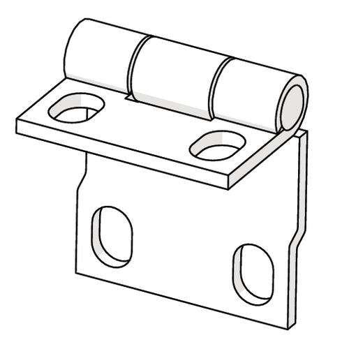 Stahl - Scharnier für Verteilersysteme Scharnier Zubehör verpackt 8250