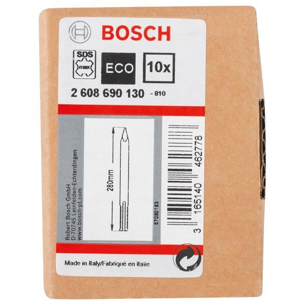 Bosch Power Tools - Maschinenmeißel PRO SDS max-4C 2608690130 Spitzmeißel-Set 280  − 1 Packung
