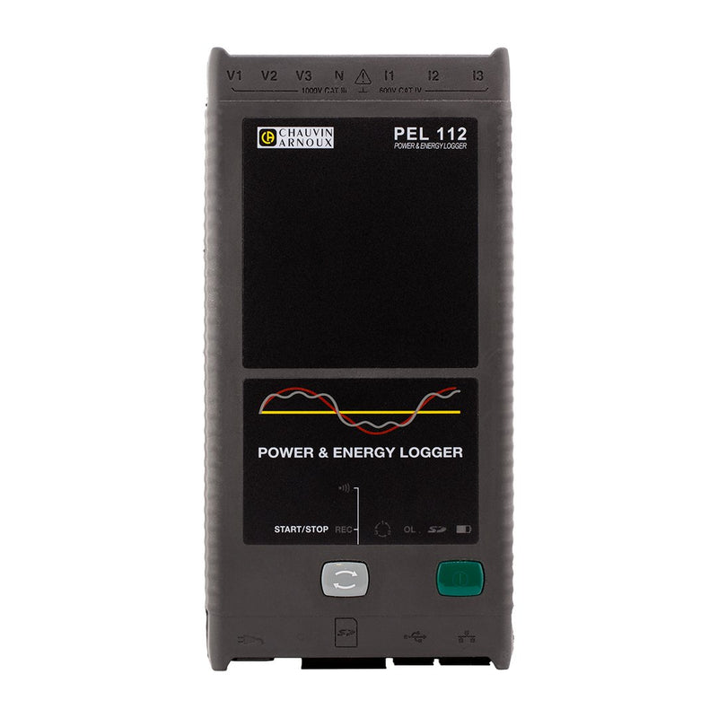 Chauvin Arnoux - Netz- und Leistungsanalysator Leistungs-Energierecorder PEL 112 ohne Stromwandler