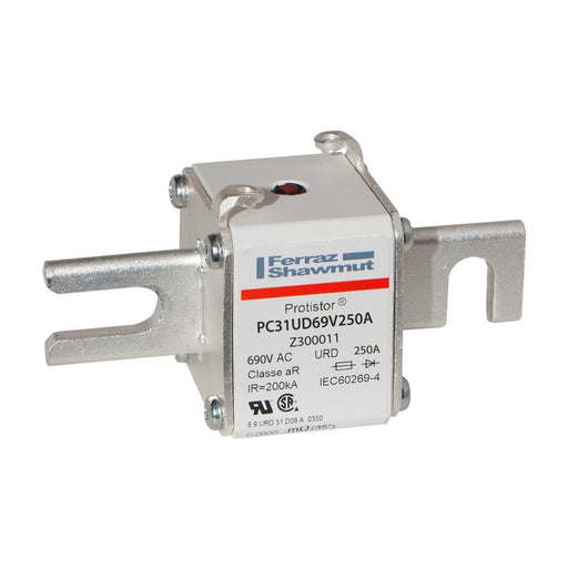 Mersen - HRC-Sicherung Sicherungseinsatz aR PC31UD69V250A Gr.31 AC690V 200A − 3 Stück