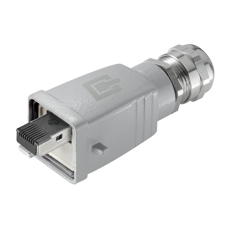 Weidmüller - Modularer Steckverbinder IE-PS-V05M-RJ45-FH-B IP67,Anschluss1:RJ45 − 10 Stück