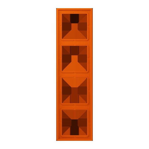 Jung - Abdeckrahmen Rahmen 4-fach LC 984 260 orange vif