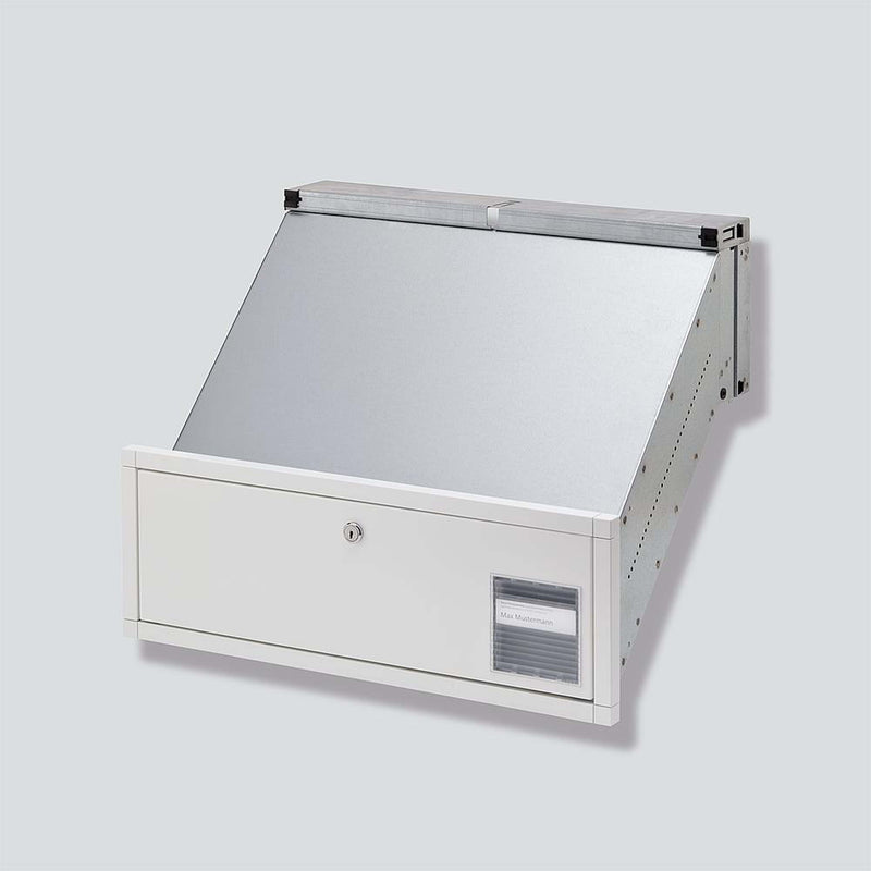 Siedle&Söhne - Montageelement für Türstation DW-Briefkasten-Gehäuse GU CL BD3 01 Classic, Stahlbl. vz