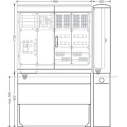 Hensel - Verteilerschrank für Energieversorgung Ladeverteiler Mi EV 11kW 12111 f.12 Ladep. a 11kW