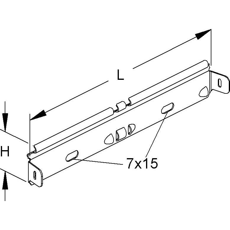 Niedax - Verbinder für Kabeltragsystem Verbinder GRVS 5 E3