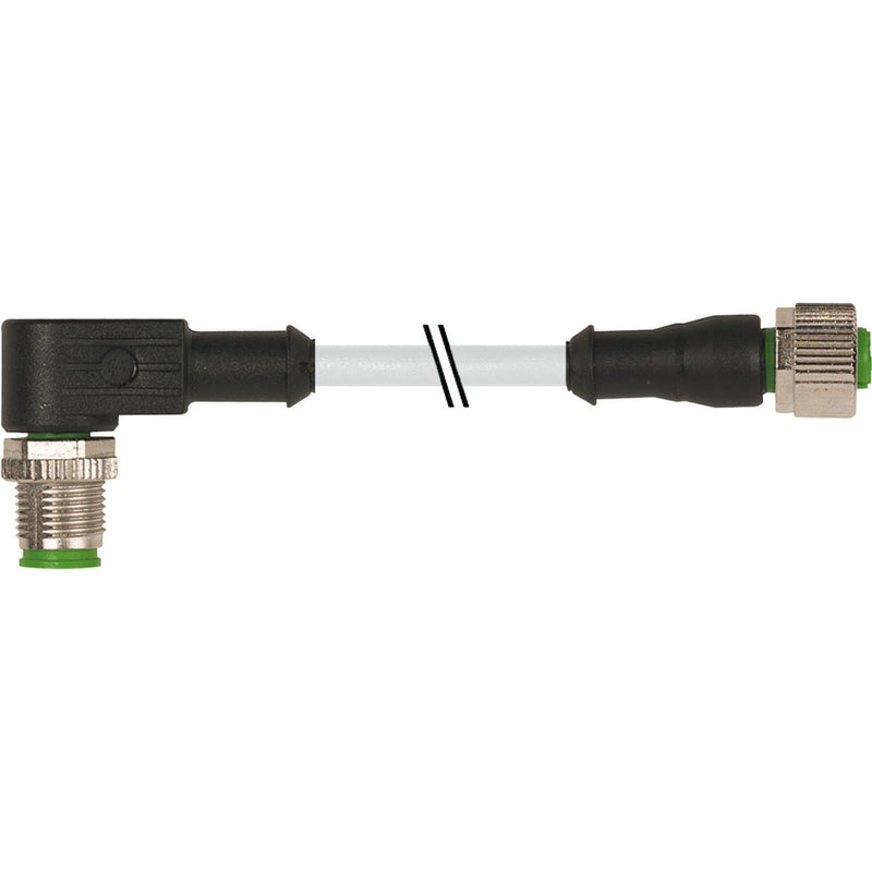 Murrelektronik - Konfektioniertes Sensor-Aktor-Kabel M12 St. gew. auf M12 Bu. 7000-40201-2340200 PUR-OB 4x0,34 grau − 1 Stück