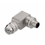 Leuze - Rundsteckverbinder, feldkonfektionierbar (Industriesteckverbinder) Leitungsdose S ET-M12-4W-M