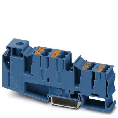 Phoenix Contact - Durchgangs-Reihenklemme Potenzialsammelklemme PTU 35/4X6/6X2,5 BU − 20 Stück
