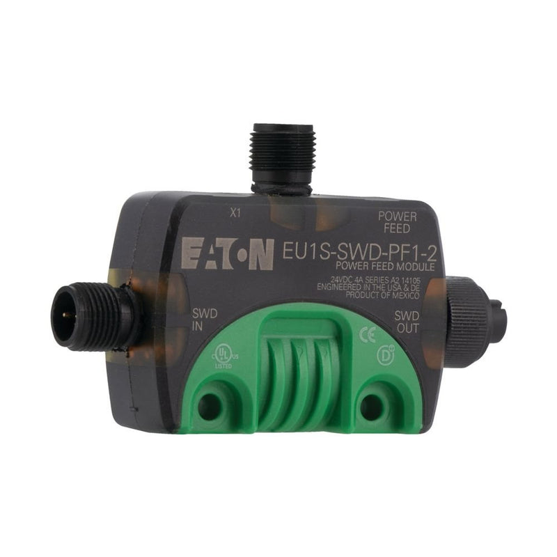 Eaton - Feldbus, Dez. Peripherie - Einspeise- und Segmentmodul SWD-Spannungsversorgung EU1S-SWD-PF1-2 IP67 24V DC 4A