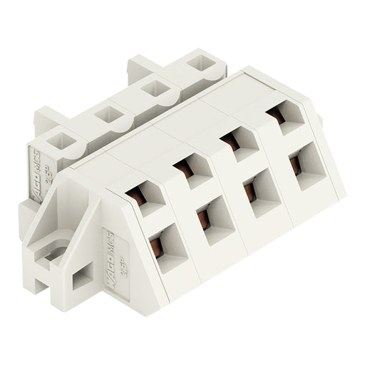 WAGO - Kabelsteckverbinder für Leiterplattensteckverbinder 1-Leiter Federleiste 721-334/031-000 CAGECLAMP 2,5mm²,lgr − 50 Stück
