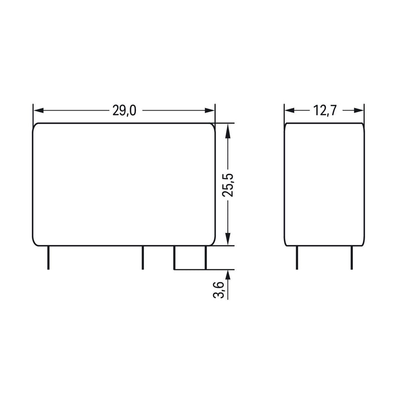 WAGO - Schaltrelais Elementarrelais 788-929 DC 24V,2Wechsler − 8 Stück