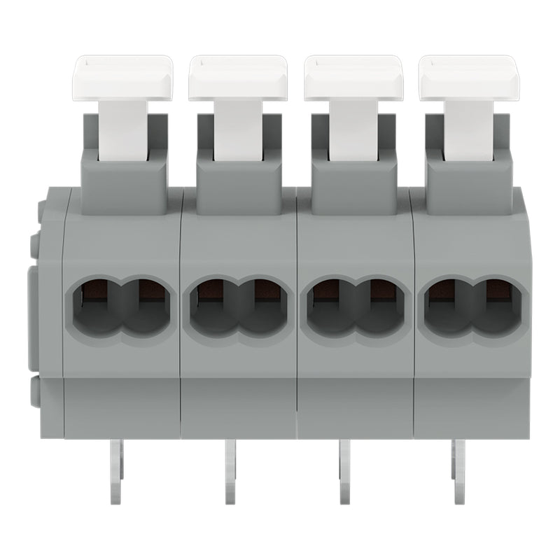WAGO - Leiterplattenklemme 2-Leiter-Leiterplattenkle. 235-454/331-000 Drücker,0,75mm²,gr − 55 Stück