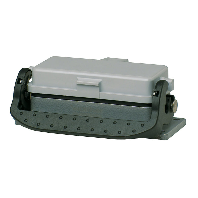 Walther Werke - Gehäuse für Rechtecksteckverbinder Anbaugehäuse B24 714424 29mm LVB m.Klappdeck