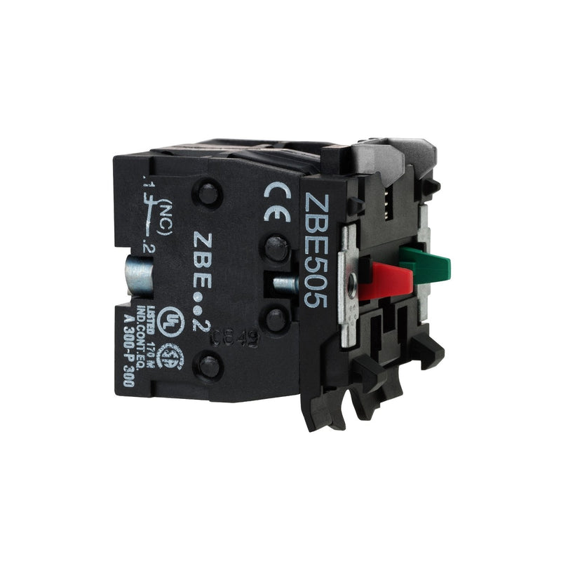 Schneider Electric - Hilfsschalterblock 1S+1Ö ZBE505 f. Frontelement