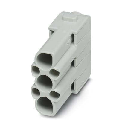 Phoenix Contact - Kontakteinsatz für Rechtecksteckverbinder Kontakteinsatzmodul HC-M-03/04-CT-M 3+4-polig Stift − 5 Stück