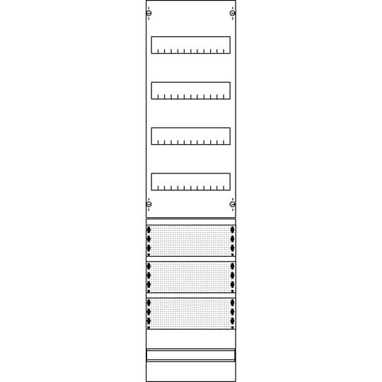 Striebel&amp;John - Einbaufeld für Telekommunikation Mediafeld 1MMC34 kombi  − 1 Stück

