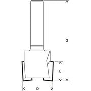 Bosch - Fräser Scharniernutfräser Expert 2608629367 for Wood 8 mm D1 19