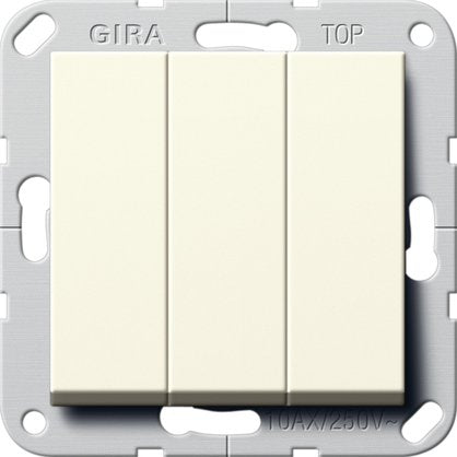 Gira - Installationsschalter Wippschalter Ein Aus 283001 3fach cws