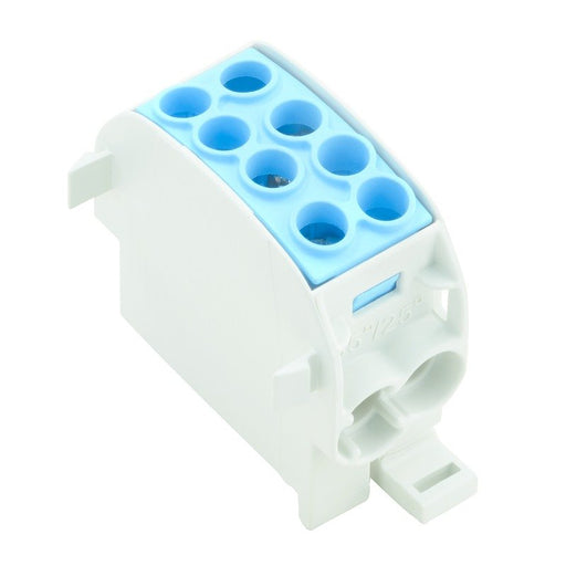 Weidmüller - Durchgangs-Reihenklemme Hauptleitungsabzweigklemme WPD 102 2X35/2X25 BL W-Reihe, TS 35 − 5 Stück