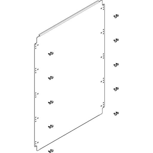 ABN - Montageplatte für Verteilergehäuse Montageplatte FMA25N 494x700mm 2FB/5RE