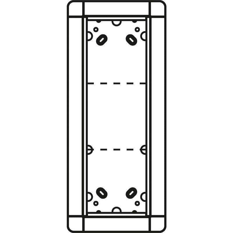 Ritto - Montageelement für Türstation Portier UP-Rahmen ws 1881370 3-fach, 141x334mm