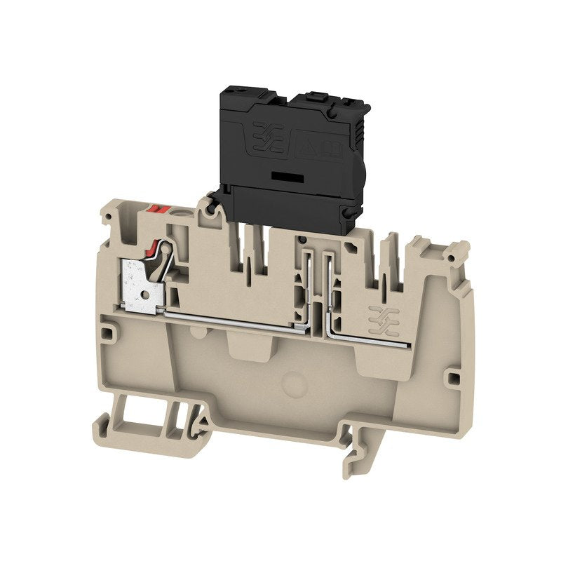 Weidmüller - Durchgangs-Reihenklemme Klemme AAP21 4 FS PUSH IN, 4 mm² − 50 Stück