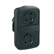 Schneider Electric - Frontelement für Drucktaster Doppeldrucktaster ZB5AA79 ohne Tastenschild