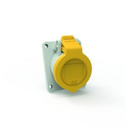Bals Elektrotech - CEE-Anbausteckdose (IEC 60309) Anbausteckdose Neigung 127711 16A 3p 110V 4h IP54 − 10 Stück