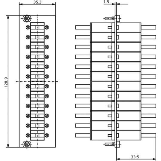 Metz Connect - Patchpanel LWL OpDAT REGpro Frontplatte 15024A5812-E 3HE 12xE2000 SM