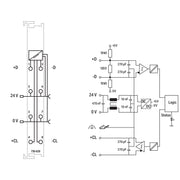 WAGO - Feldbus, Dez. Peripherie - Funktions-/Technologie-Modul SSI-Geber-Interface 750-630/000-008 125 kHz,lichtgrau