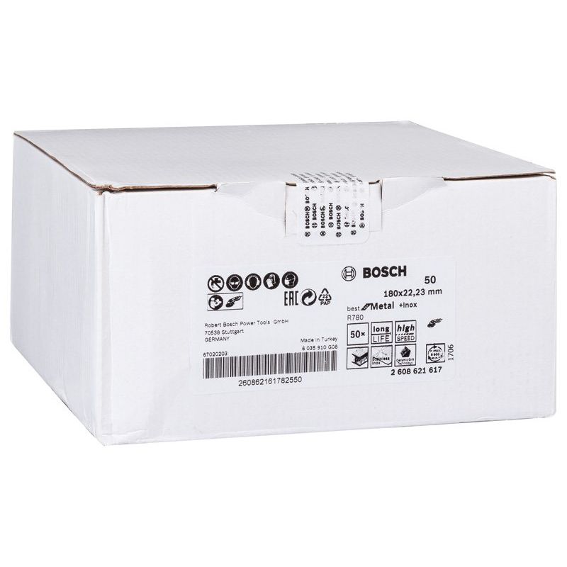 Bosch - Trenn-/Schleifscheibe PRO R780 Fiberscheibe, 2608621617 180 mm, G50