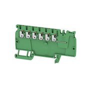 Weidmüller - Durchgangs-Reihenklemme Klemme AAP11 1.5 LI GN/OR PUSH IN, 1.5 mm² − 50 Stück