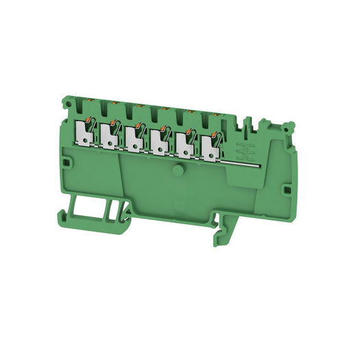 Weidmüller - Durchgangs-Reihenklemme Klemme AAP11 1.5 LI GN/OR PUSH IN, 1.5 mm² − 50 Stück