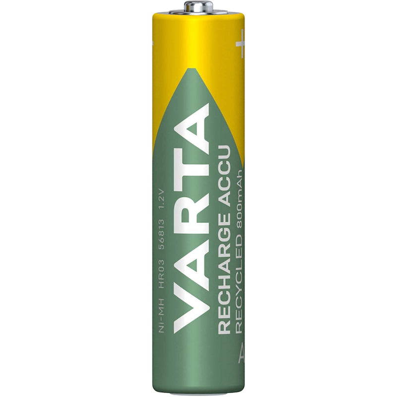 Varta Cons.Varta - Akku Recharge Accu Recycled AAA 56813 Bli.4 1,2V/800mAh/NiMH − 10 Stück