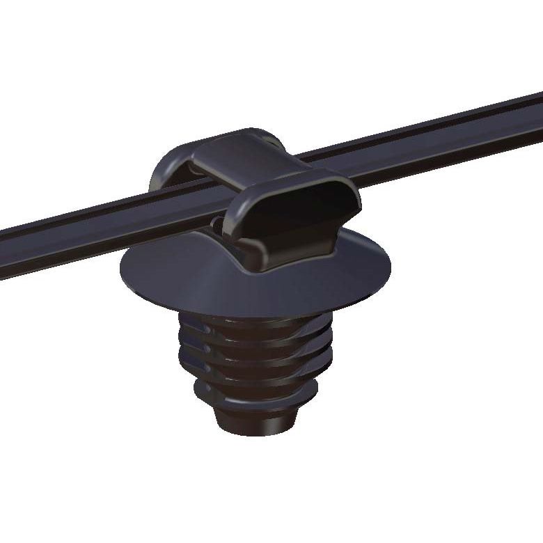 HellermannTyton - Kabelbinder Befestigungbinder T50RFT8GSD 2-teilig − 3000 Stück