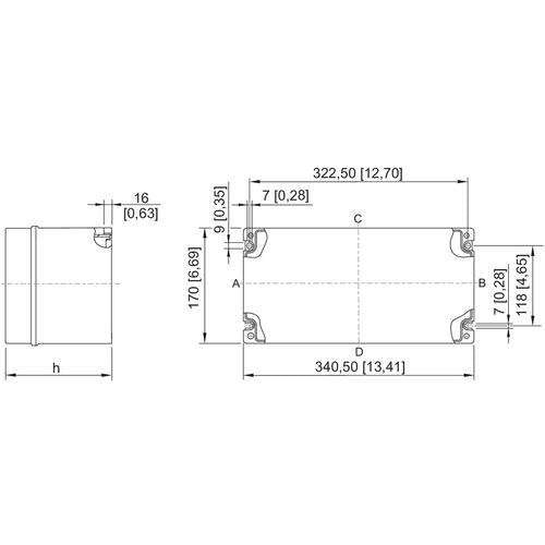 Stahl - Klemmenkasten EExe-Klemmenkasten 81461S713D1TS351UK3N
