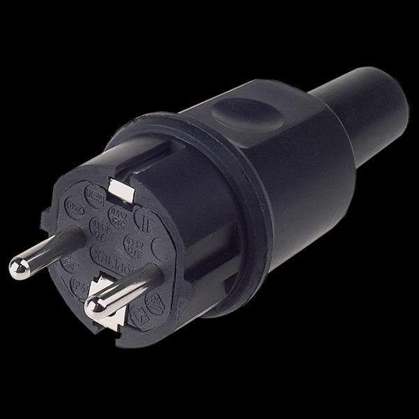 Bachmann - Schutzkontaktstecker Vollg. Stecker, belgisch 913.169 -französisches Syst