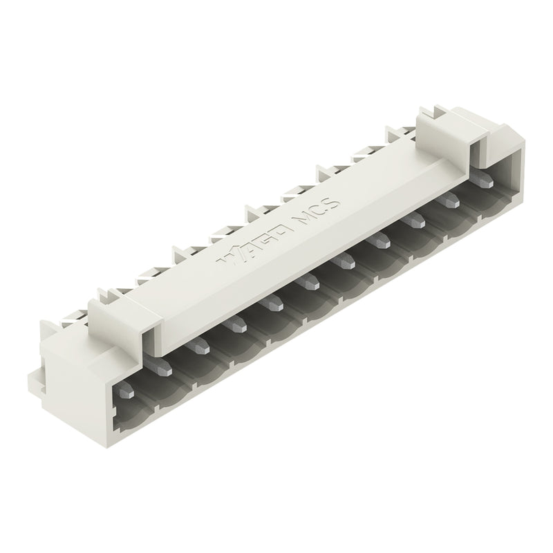 WAGO - Leiterplattensteckverbinder THT-Stiftleiste Lötstift 721-471/001-000 1,2x1,2,abgew.,lgr − 100 Stück