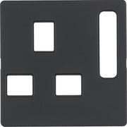 Berker - Zubehör/Ersatzteile für Installationsschalterprogramme Zentralstück British Std. 3313076086 Q1/Q3 anth