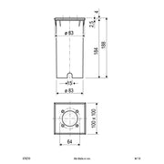 EVN Lichttechnik - Bodeneinbauleuchte HV Bodeneinbauleuchte eds 674 210 35W