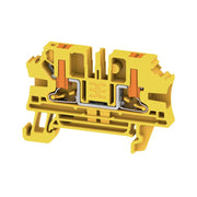 Weidmüller - Durchgangs-Reihenklemme Klemme PUSH IN 4qmm AL2C 4 YL − 50 Stück