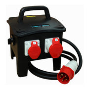 Walther Werke - CEE-Steckdosen-Kombination (IEC 60309) Steckdosenkombination 64930DZ tragbar, Vollgummi