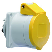 Bals Elektrotech - CEE-Anbausteckdose (IEC 60309) Anbausteckdose gerade 16A 13661 4p 110V 4h IP44