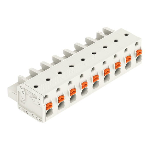 WAGO - Kabelsteckverbinder für Leiterplattensteckverbinder 1-Leiter-Federleiste 2721-209/026-000 Push-inCAGECLAMP,lgr − 25 Stück
