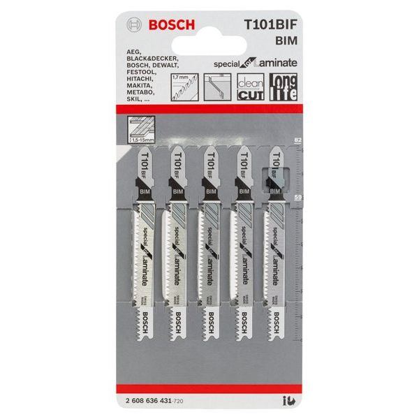 Bosch - Stichsägeblatt PRO Laminate clean T101BIF 2608636431 Stichsägeblatt 83 mm