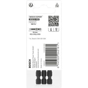Bosch - Bit-Set PRO Pozidriv Impact Bit 2608521U57VE(3) Set PZ1 PZ2 PZ3 55