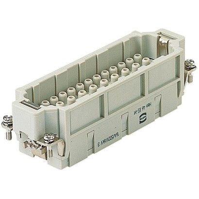 Harting - Kontakteinsatz für Rechtecksteckverbinder Crimpanschluss 09320463001 Stifteinsatz