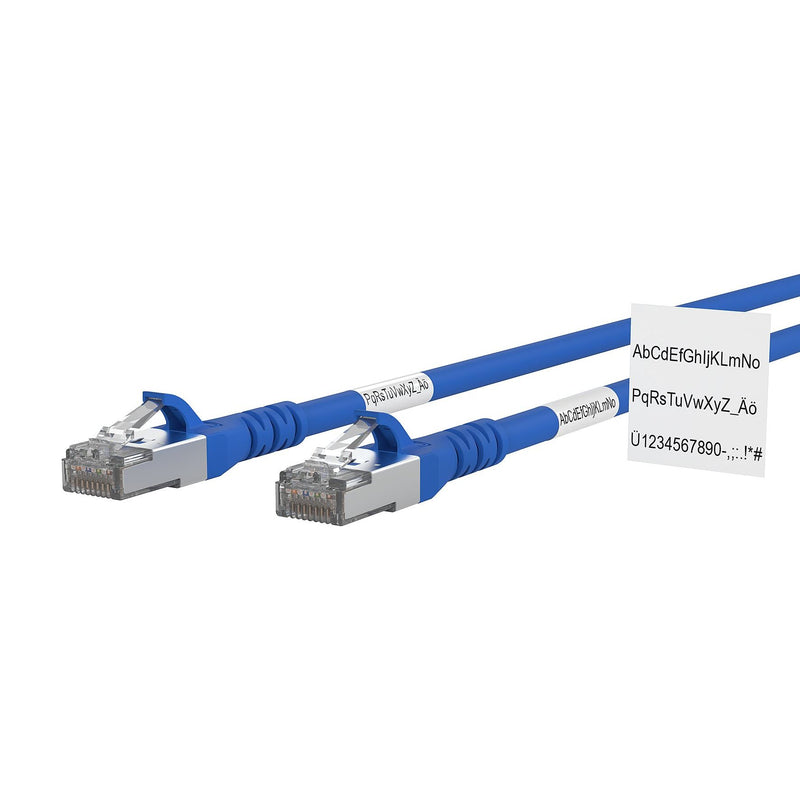 Metz Connect - Patchkabel Kupfer Patchkabel Cat.6A 1308451044WE AWG 26 1,0m bl − 10 Stück